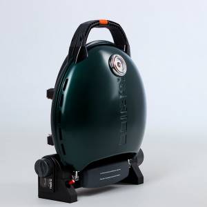  Газовый гриль O-GRILL 700T bicolor black-green + адаптер А
